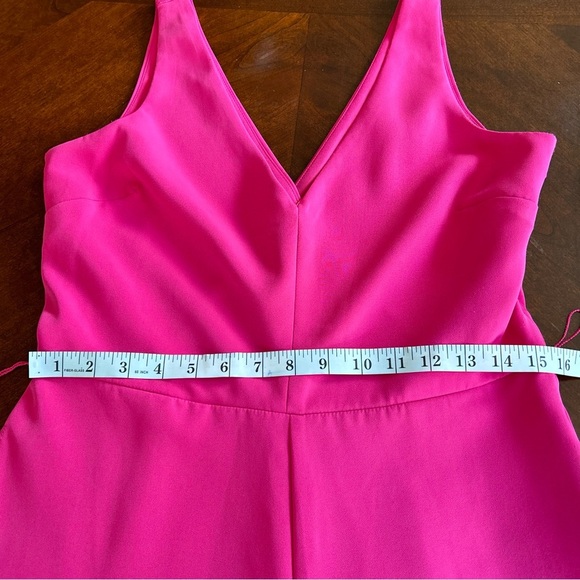 Sam Edelman | Hot Pink Crop Jumpsuit - Picture 7 of 11
